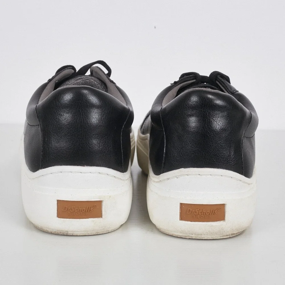 Dr‎ Scholls Shoes Mens 9.5M Black Lace Up Low Top Sneakers Comfort Sole